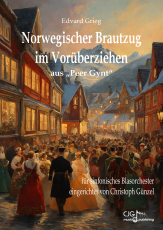 Norwegischer Brautzug im Vorüberziehen